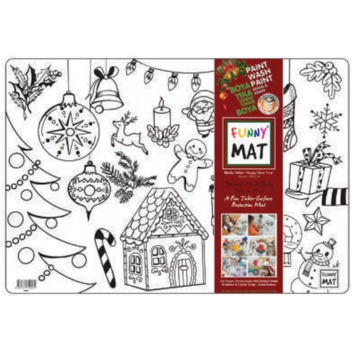 Funny Mat - Mutlu Yıllar 33,5x48cm