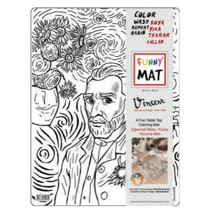 Funny Mat - Vıncent Van Gogh 30 X 40 Cm