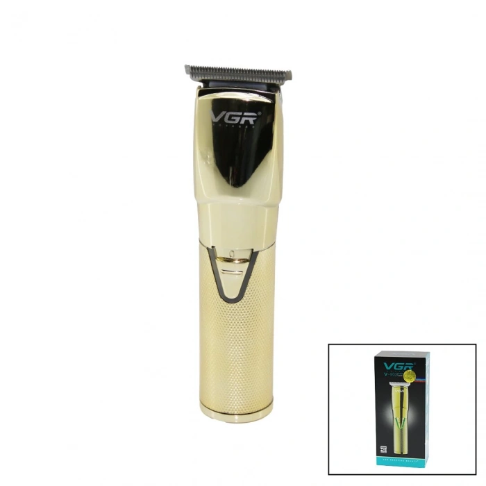 GOLD KROM KAPLAMA GÖVDE  SAÇ - SAKAL KESME TRAŞ MAKİNESİ  USB ŞARJLI V-903 (5047)
