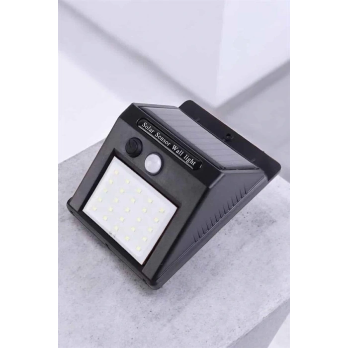 Mey İthalat® Güneş Enerjili Bahçe Lambası Solar Gece Aydınlatma Sensörlü Lamba