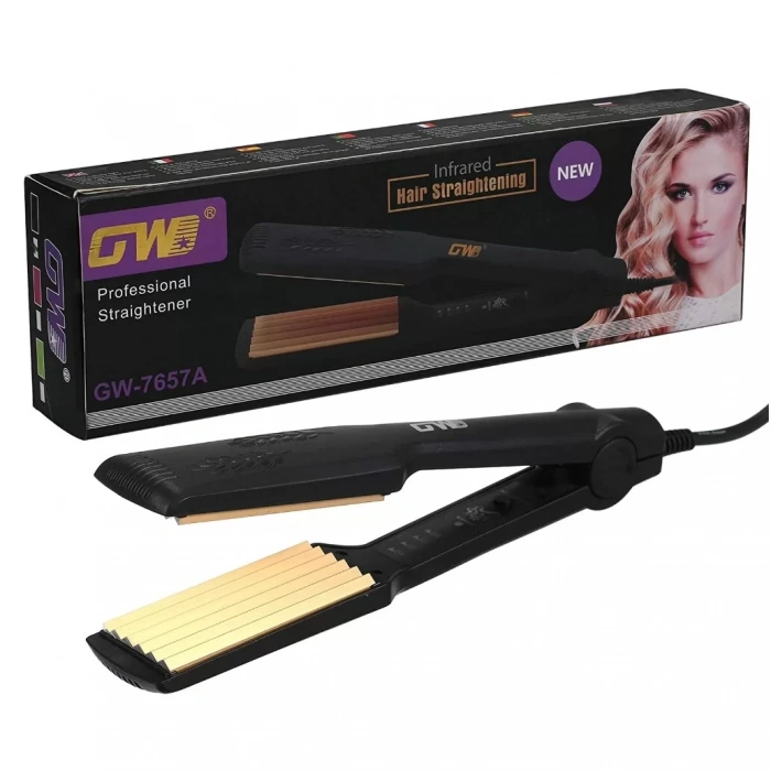 GW-7657 Elektrikli Zikzak Isıtma Ayarı Dalgalı Saç Modelleyici Saç Şekillendirici Aracı (5047)