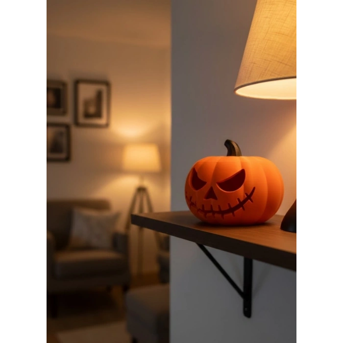Mey İthalat® Halloween Balkabağı Dekor 23×15 cm Cadılar Bayramı Biblo Süs Objeleri