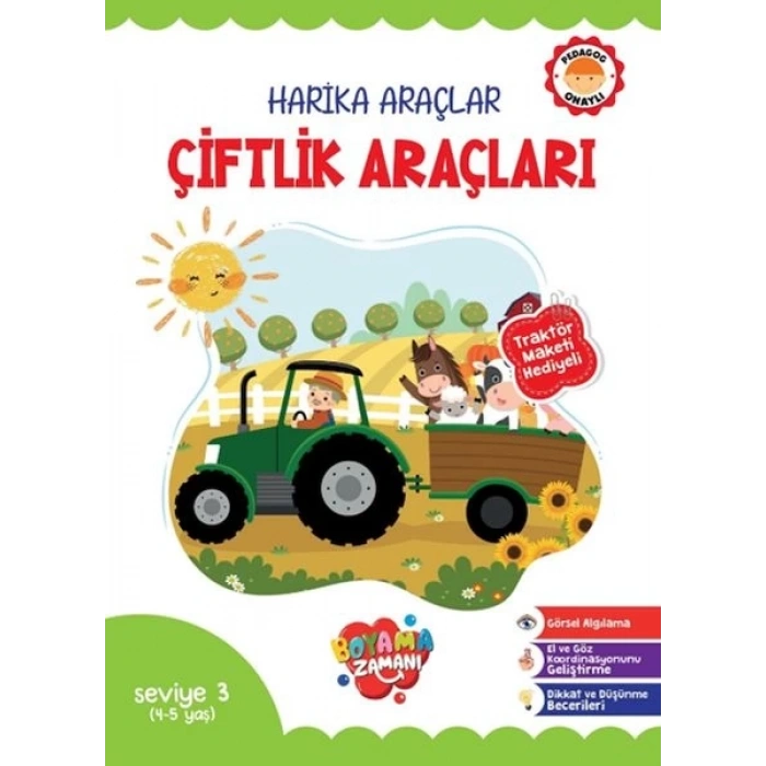 Harika Araçlar – Çiftlik Araçları Seviye 3 (4-5 Yaş)