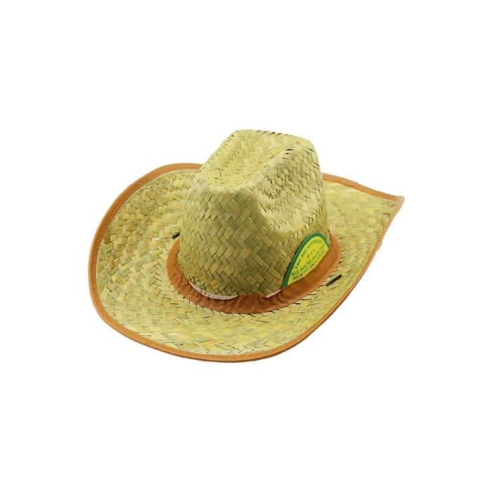 HASIR   ERKEK   FOTER   KOVBOY ŞAPKA   PLS.BEZ KENAR - KUŞAK (5047)