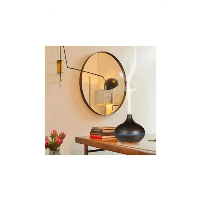 Hava Nemlendirici 7 Led Işıklı Aromatik Oda Kokusu 550 Ml Kahve Aroma Difüzörü Buhar Makinası