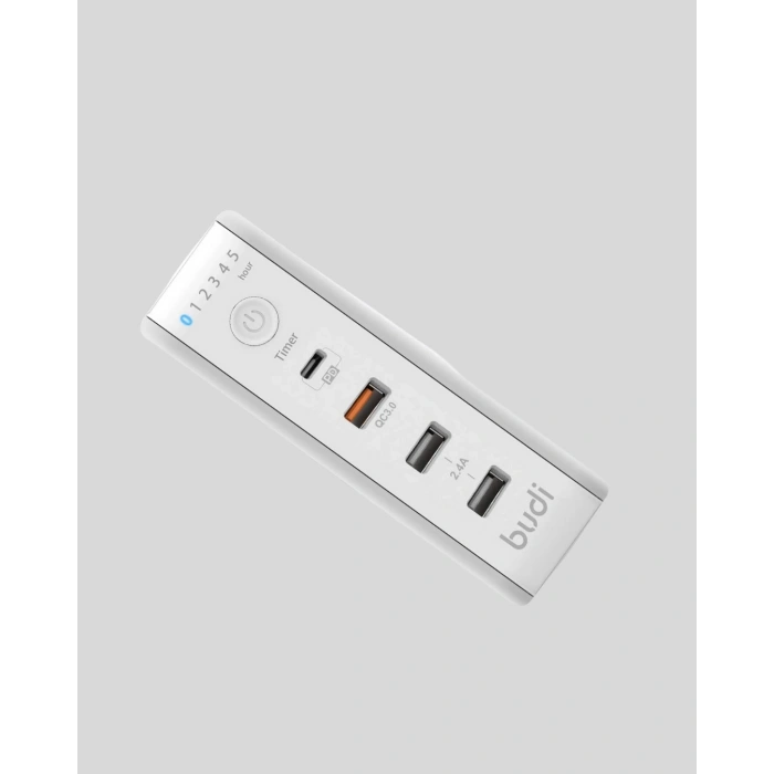 Mey İthalat® Hızlı Şarj Destekli Zaman Ayarlı USB Şarj Adaptörü