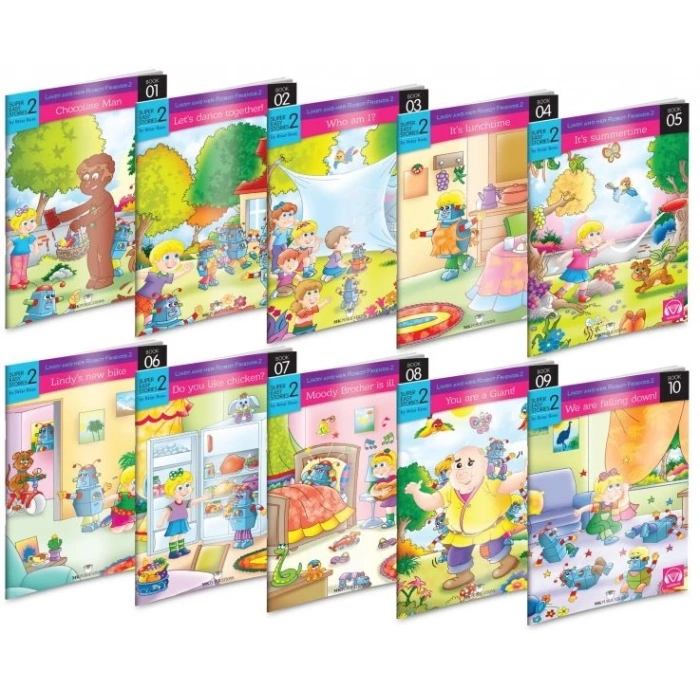 İngilizce İlkokul 2.Sınıf Hikaye 10lu set Karekod Dinlemeli