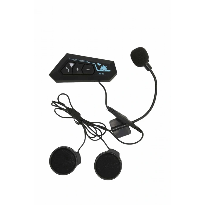 Mey İthalat® Intercom Bluetooth Kask Kulaklık Motosiklet Kulaklık 5.0 Bluetooth