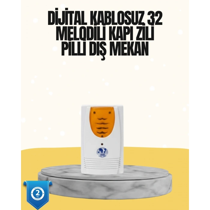 Mey İthalat® Kablosuz Kapı Zili Düzenli ve Konforlu Yaşam Alanları İçin