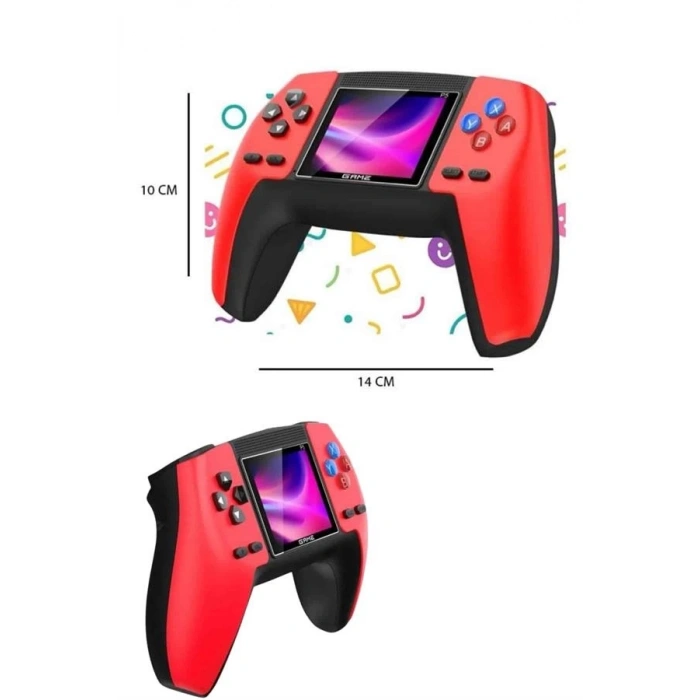 Mey İthalat® Kablosuz Oyun Konsolu Atari Game Stick Retro Konsol 520 Oyunlu