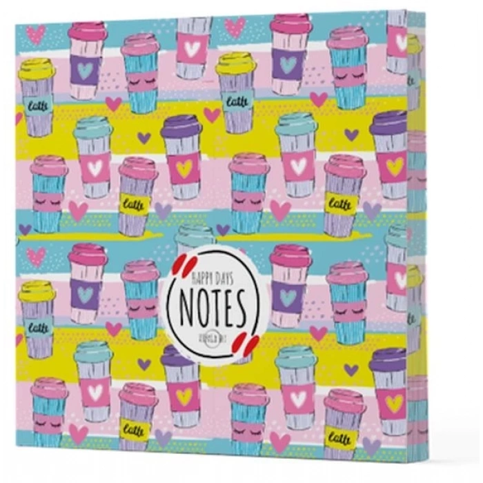 Kahve 10 - Çizgisiz Yan Boyamalı Defter