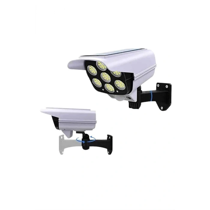Mey İthalat® Kamera Görünümlü Led Lamba Dönebilen Bahçe Aydınlatması Duvar Lambası