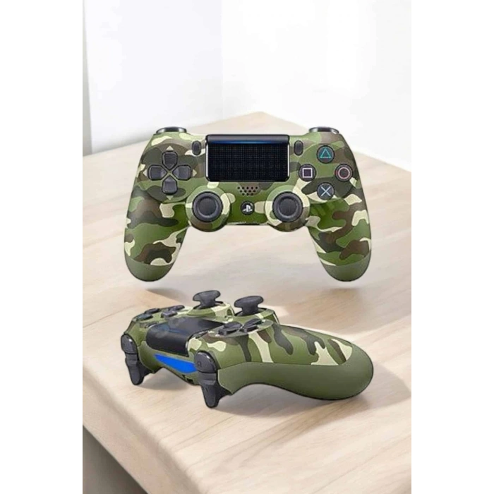 Mey İthalat® Kamuflaj Desenli Joystick PS4 Oyun Kolu