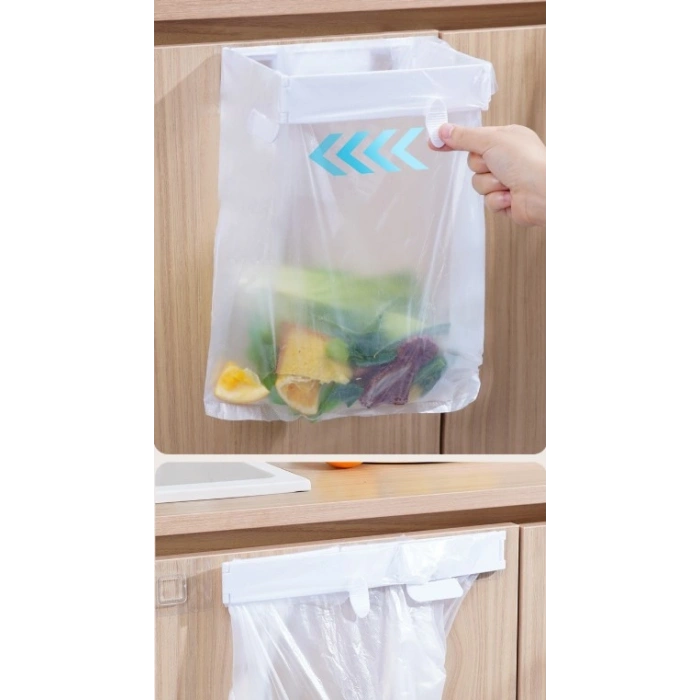 Kendinden Yapışkanlı Katlanabilir Çöp Poşeti Tutucu Aparat (5047)