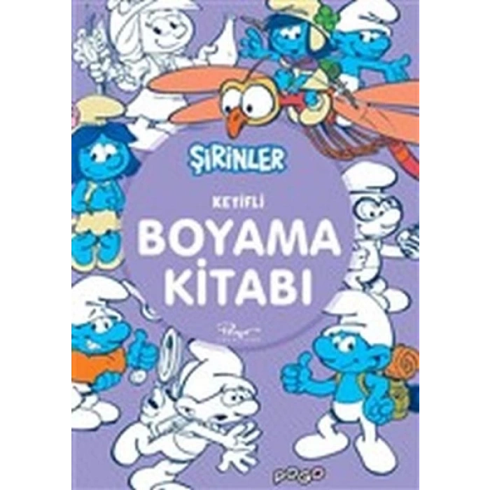 Keyifli Boyama Kitabı - Şirinler