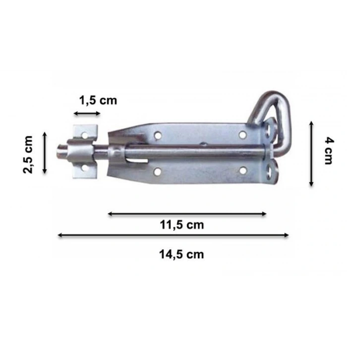 Mey İthalat® Kilitli Sürgü No 3