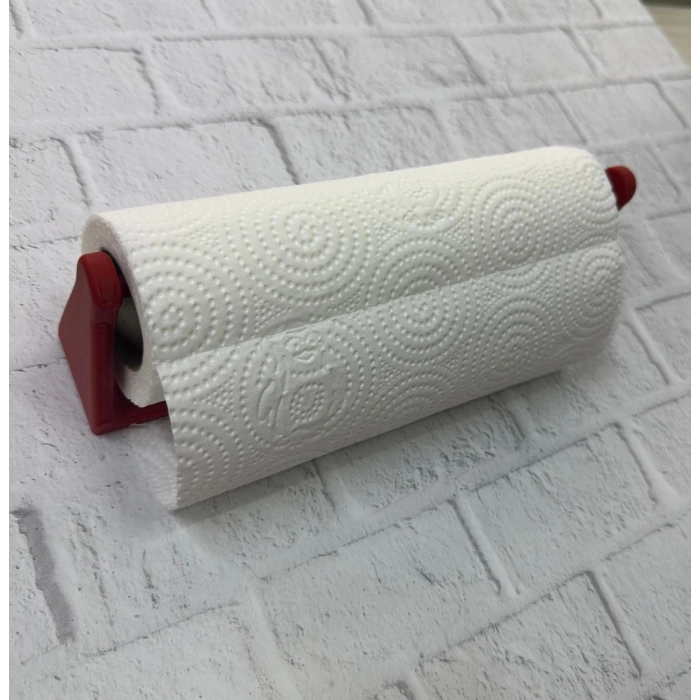 Mey İthalat® Kırmızı Peçete Askısı Mutfak Duvar Tipi Peçetelik Organizer