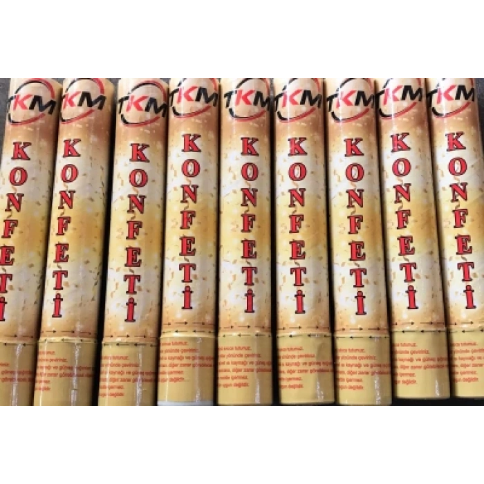 KONFETİ KARNAVAL METALİK RENKLİ 30CM (5047)