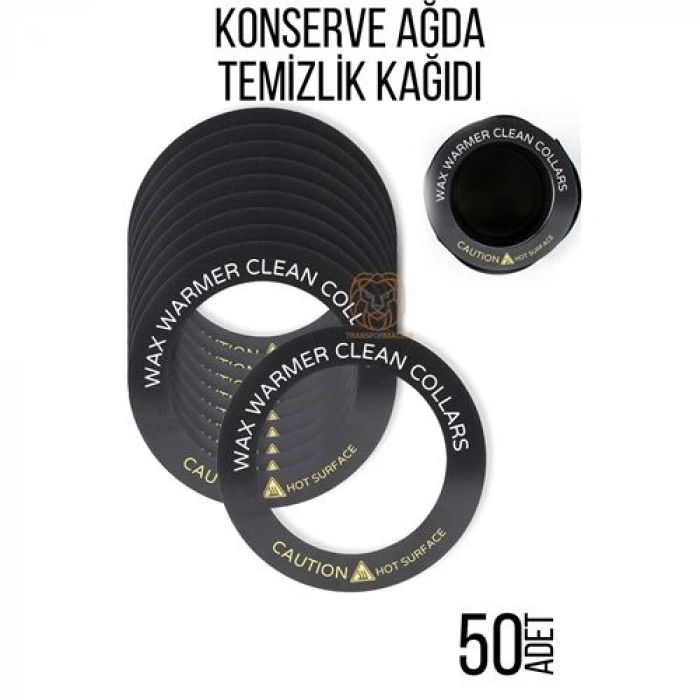 Konserve Ağda Koruyucu Karton Temizlik Kağıdı 50 Adet