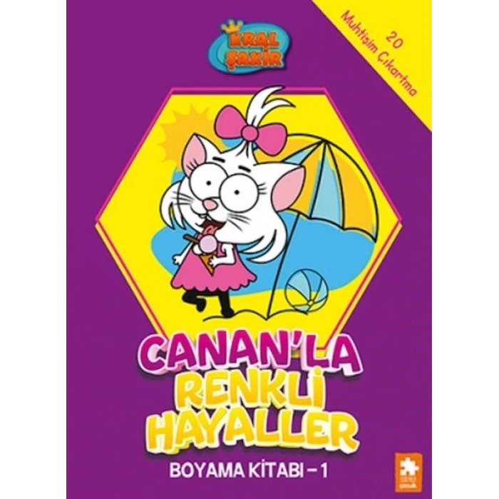 Kral Şakir Canan’la Renkli Hayaller Boyama Kitabı- 1