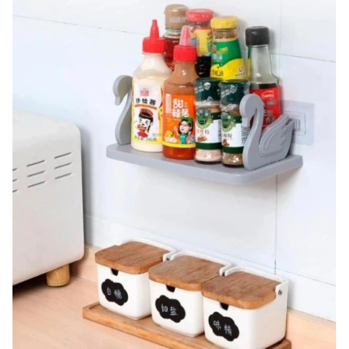 Kuğu Tasarımlı Kendinden Yapışkanlı Raf (5047)