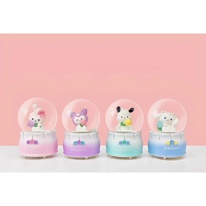 Kuromi Işıklı Kar Küresi 9 Cm Alk3398