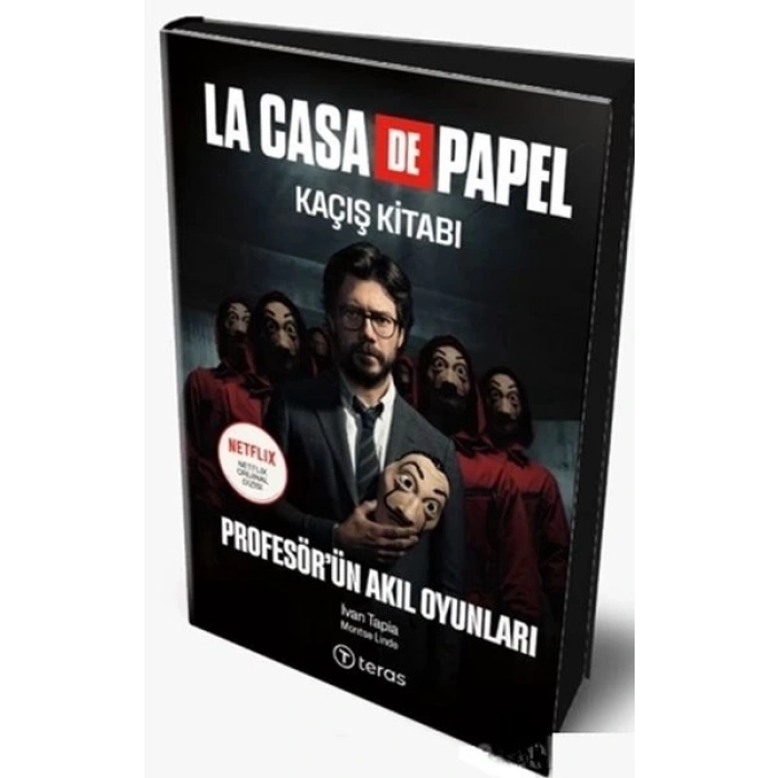 La Case De Papel Kaçış Kitabı - Profesörün Akıl Oyunları (Ciltli) (Maske Hediyeli)
