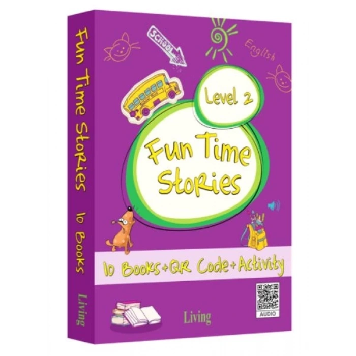 Living Level 2 Fun Times Stories 10lu Hikaye Seti