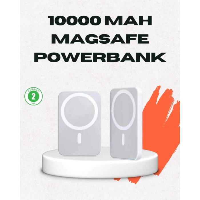 Mey İthalat® MagSafe Uyumlu 10000 mAh Powerbank