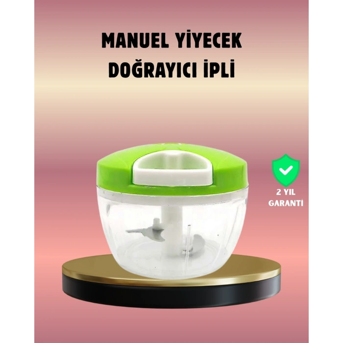 Mey İthalat® Manuel Mutfak Doğrayıcısı Kolay Temizlenebilir