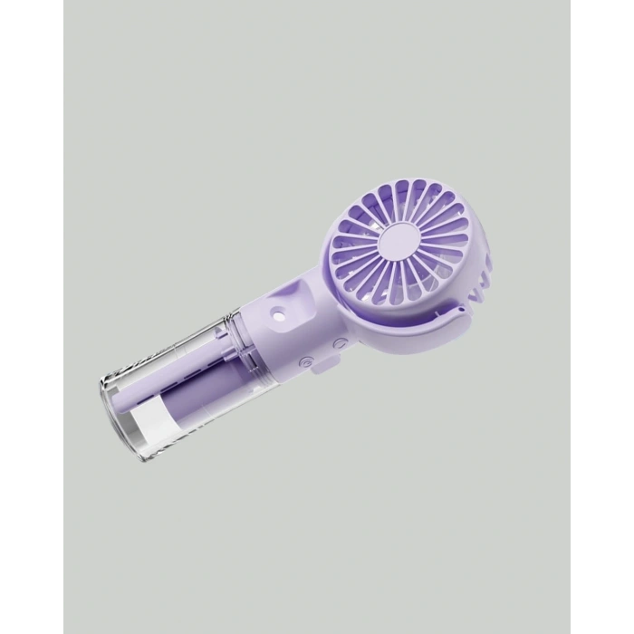 Mey İthalat® Masaüstü ve Elde Kullanıma Uygun Su Buharlı Şarjlı Fan