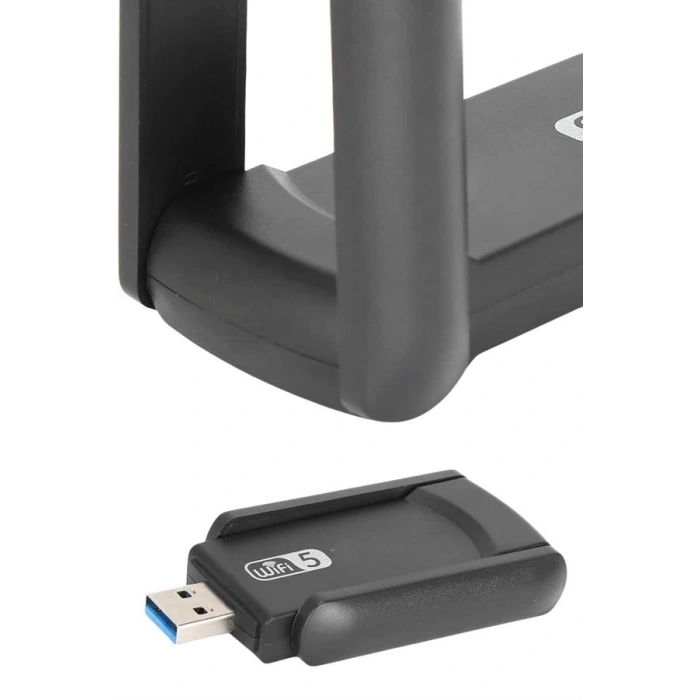 Mey İthalat® Mbps Wifi Alıcı Kablosuz Wifi Adaptörü Çift Band Çift Antenli
