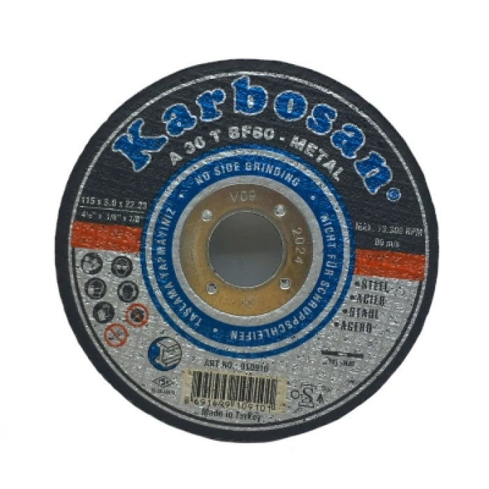 METAL KESİCİ DİSK 115MMX3.0X22 (5047)