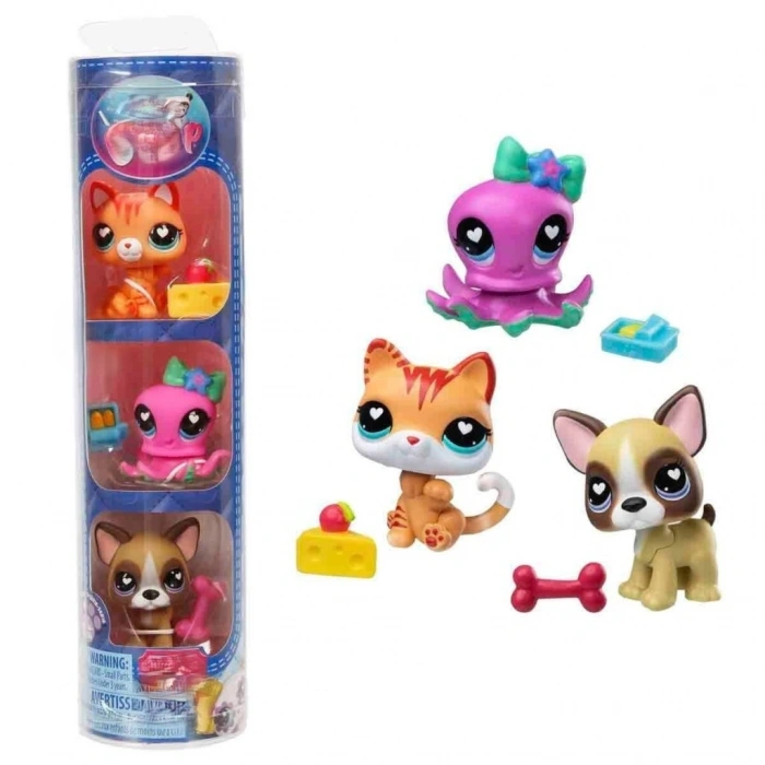 Mey İthalat® 0735 SUN-BSF-LP-FİGÜR  TÜPTE EVCİL HAYVAN S4 3LÜ PAKET 3A