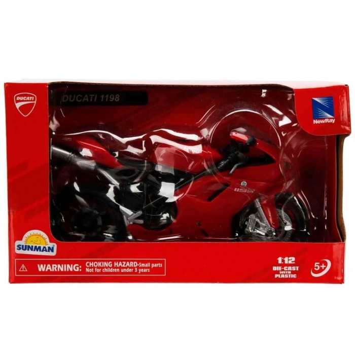 Mey İthalat®  1:12 Ducati 1198 Model Motorsiklet