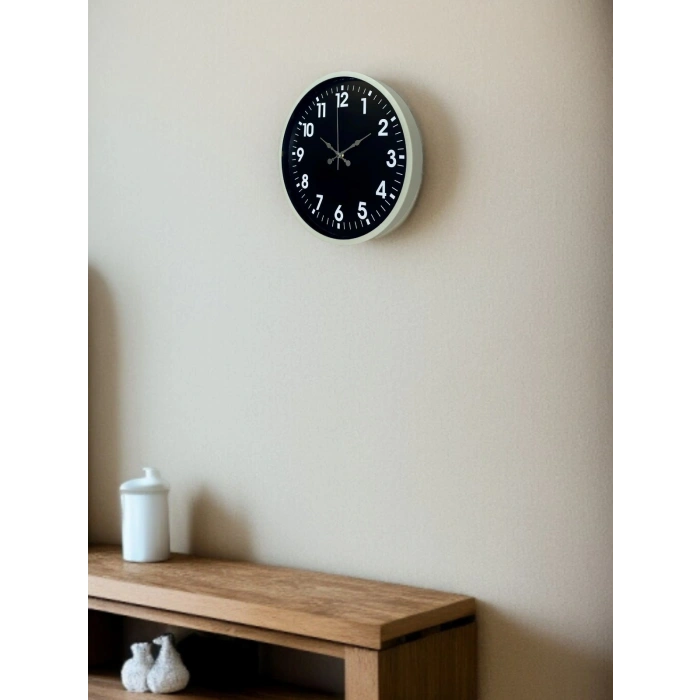 Mey İthalat® 36 Cm Krem Zarif Duvar Saati