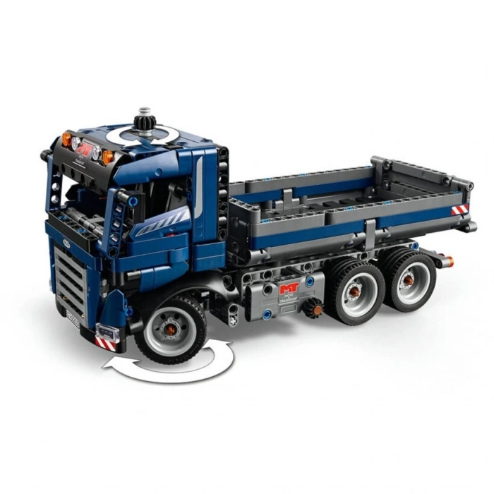 Mey İthalat® 42203  Technic Damperli Kamyon 462 parça +9 yaş