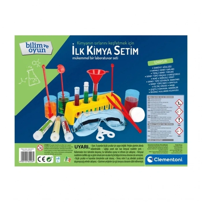Mey İthalat® 64228 İlk Kimya Setim - Bilim ve Oyun +8 yaş