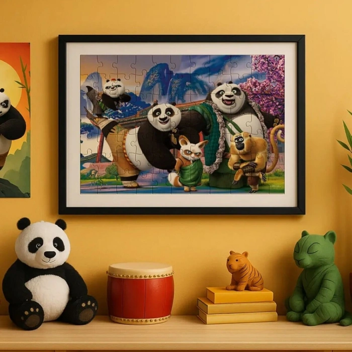 Mey İthalat® 714 KUNG FU PANDA PUZZLE 100 PRÇ