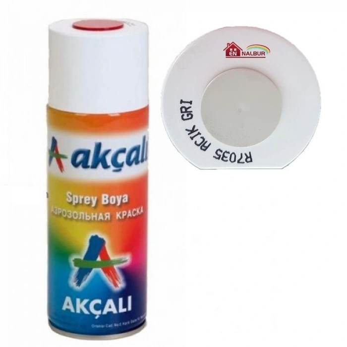 Mey İthalat® Akçalı Sprey Boya 400 ml 7035 Açık Gri