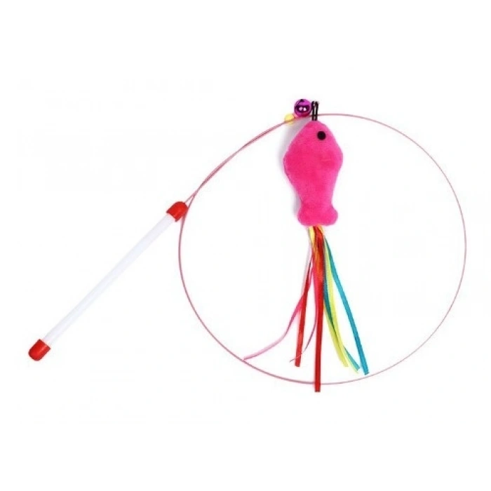 Mey İthalat® Balıklı Kedi Oyun Oltası 90 Cm