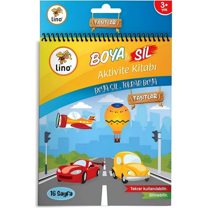 Mey İthalat®  Boya Sil Aktivite Boyama Kitabı Araçlar A5 Ebat