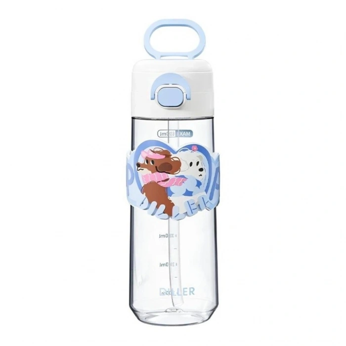 Mey İthalat® D2540 DILLER 700 ML BOYUN ASKILI TRITAN SU MATARASI