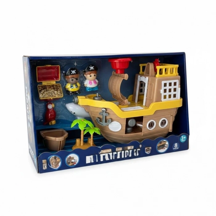 Mey İthalat® DMNS368C KUTUDA KORSAN GEMİSİ