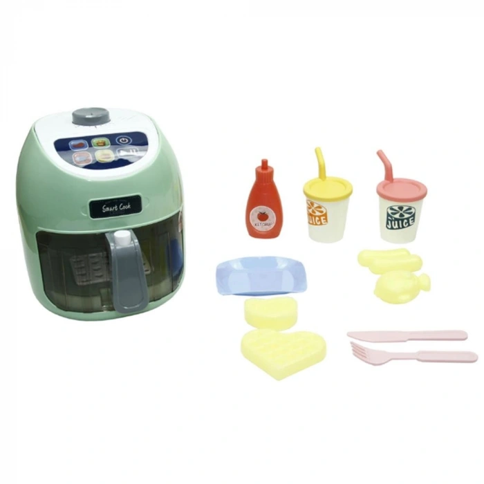 Mey İthalat® Dokunmatik Fritöz Set Gıdalar Renk Değiştirir