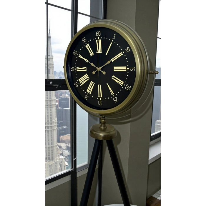 Mey İthalat® Eskitme İhtişam Tripod Ayaklı Saat