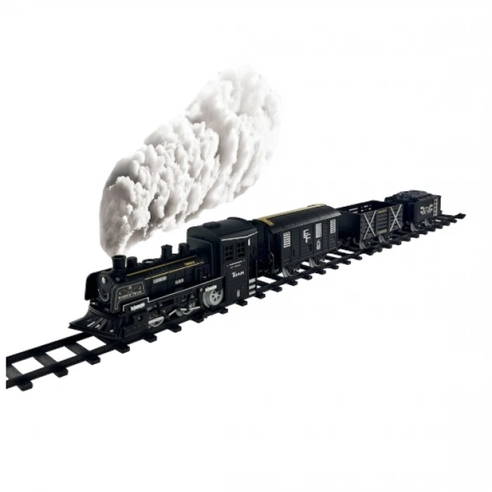 Mey İthalat® FF-1603C-4C IŞIKLI VE SESLİ BUHARLI TREN SETİ -VRD