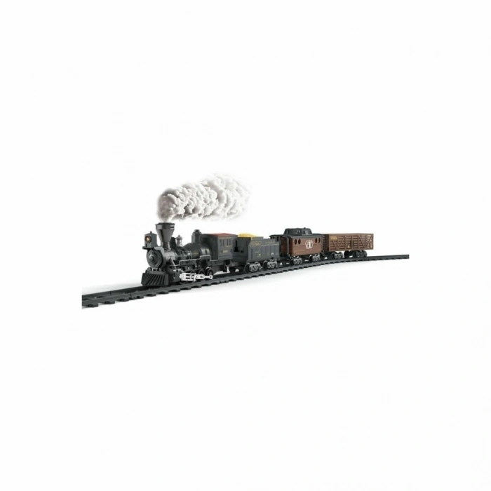 Mey İthalat® FF-1613A IŞIKLI VE SESLİ CLİC BUHARLI TREN
