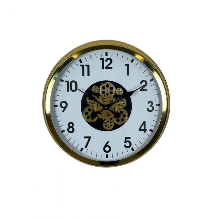 Mey İthalat® Gold Standart 60 Cm Çarklı Duvar Saati