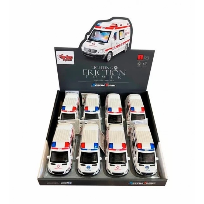 Mey İthalat® HT-7737 SURT.IŞIKLI SESLİ AMBULANS POLİS -VRD